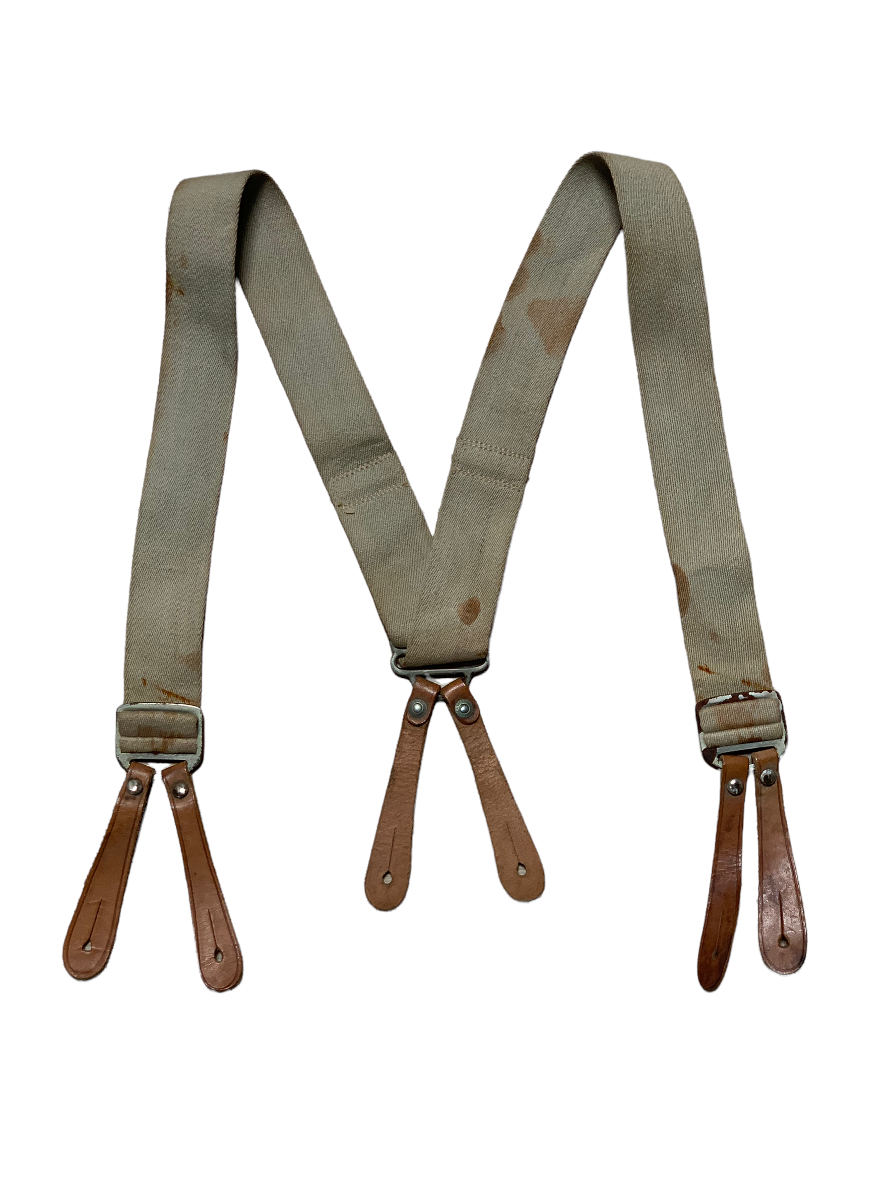 British Army Braces 1940 dated Market Garden Militaria