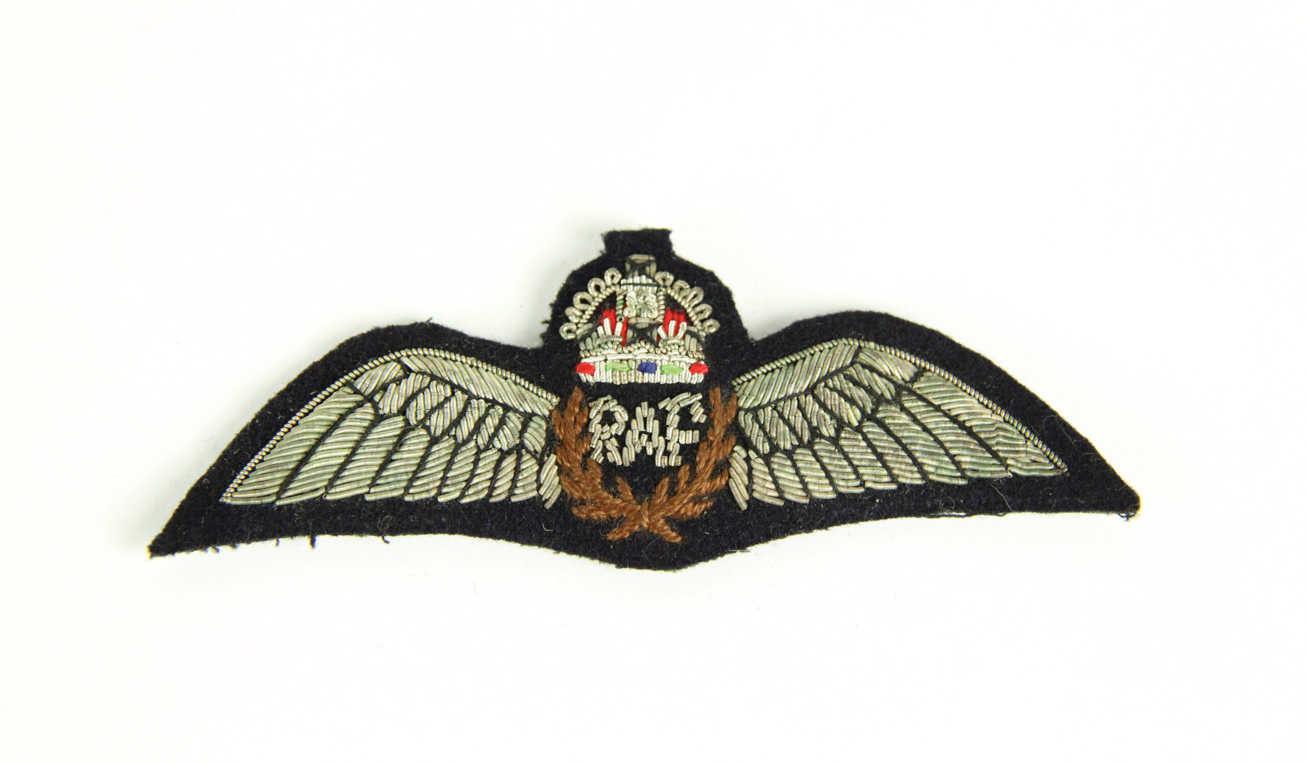 GBイギリス軍/英軍＊ＲＡＦ/空軍＊９Ｋ金製パイロットＷＩＮＧブローチ（実物） Pin Badge Raf Wings Brooch WW2 British Royal Air Force RAF その他