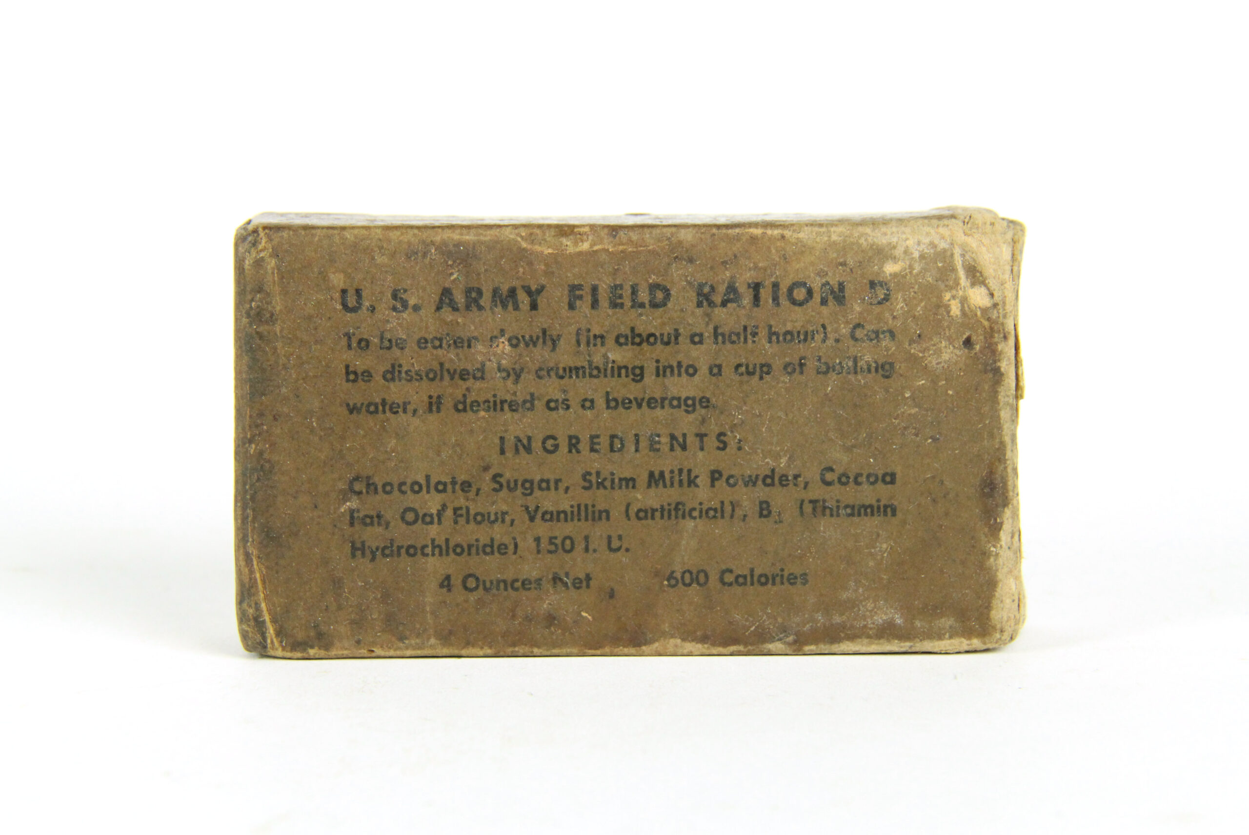 US WW2 Field Ration D, First Type by Hersey - Market Garden Militaria